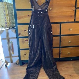 Revolt velvet overalls